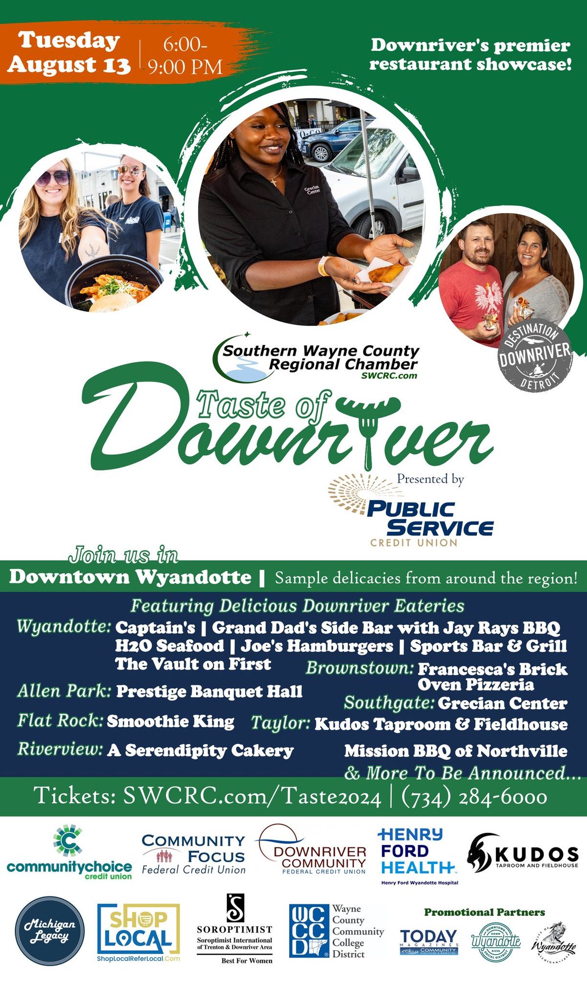 Taste of Downriver presented by Public Service Credit Union