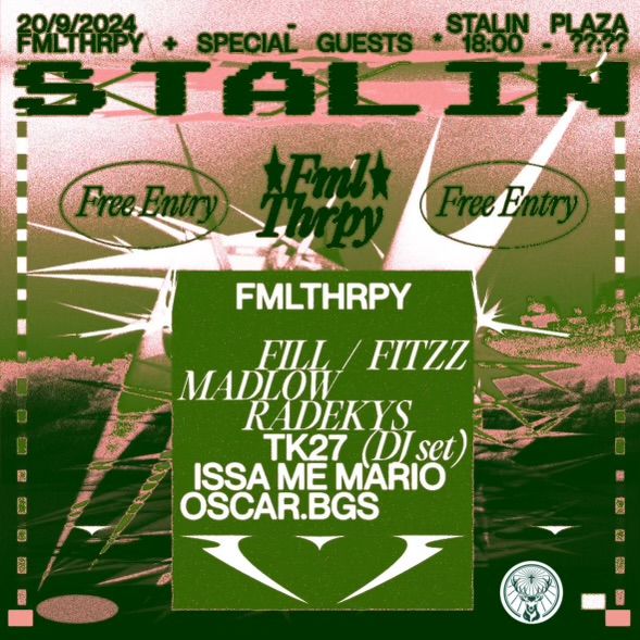 Closing Weekender w\/ FMLTHRPY + guests