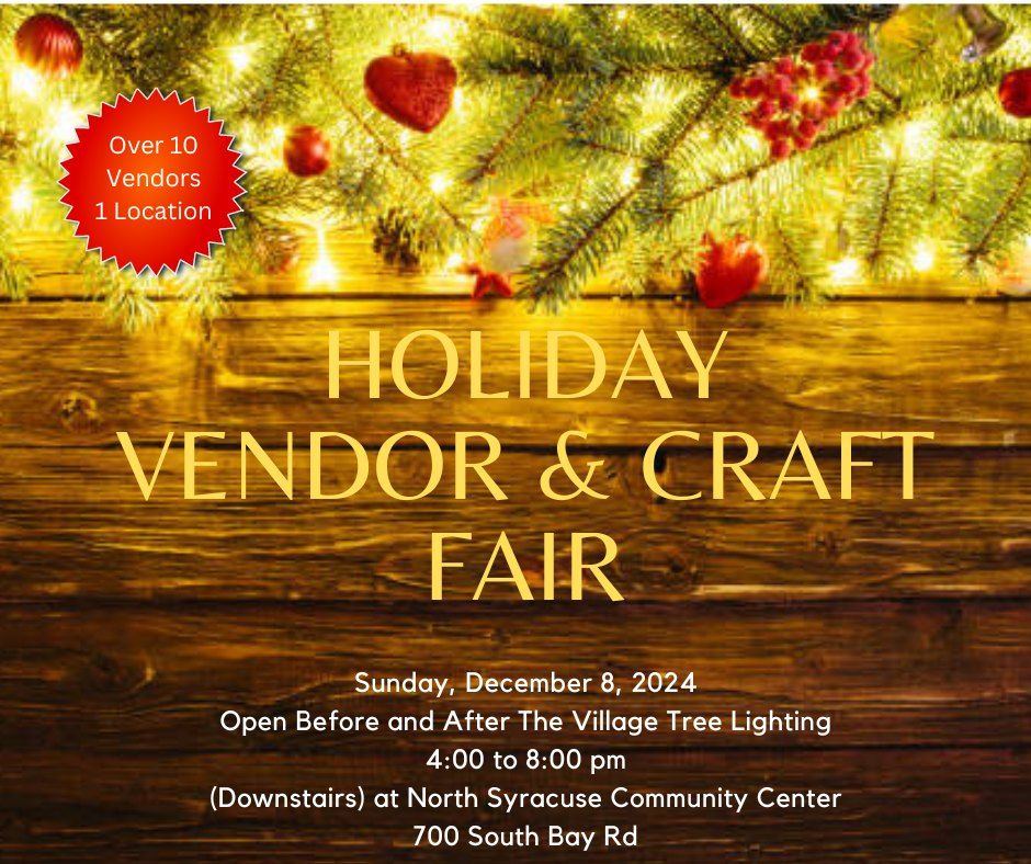 North Syracuse Holiday Vendor & Craft Fair 