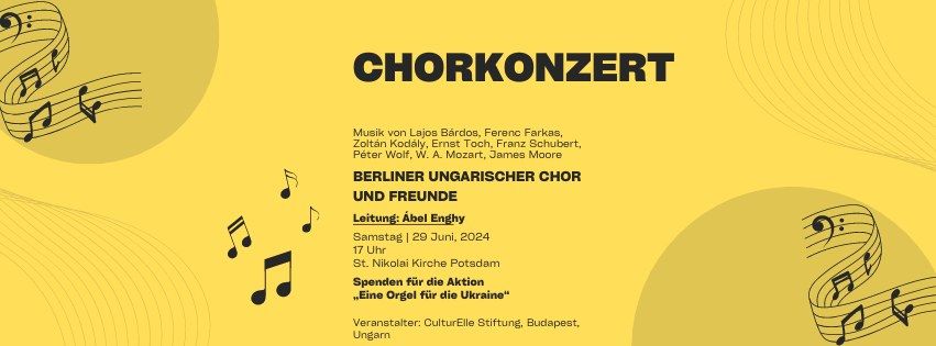 Chorkonzert - Berliner Ungarischer Chor und Freunde