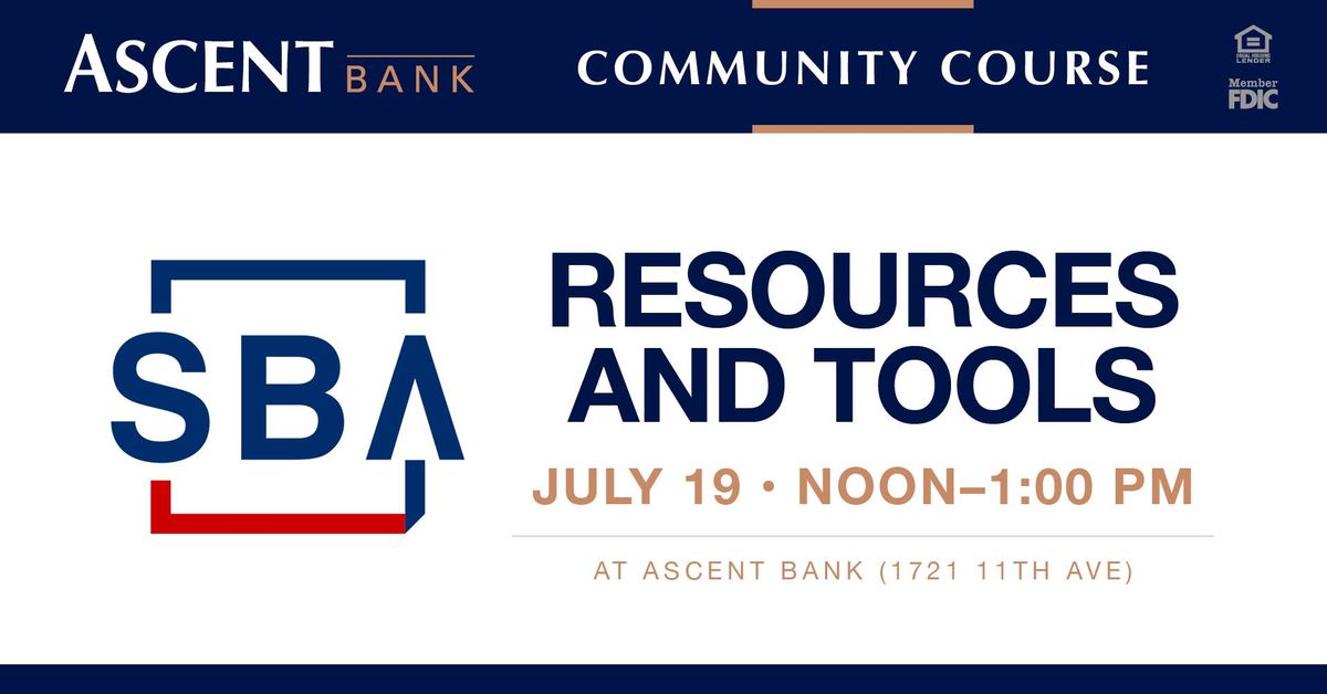 Community Course \u2013 SBA: Resources and Tools