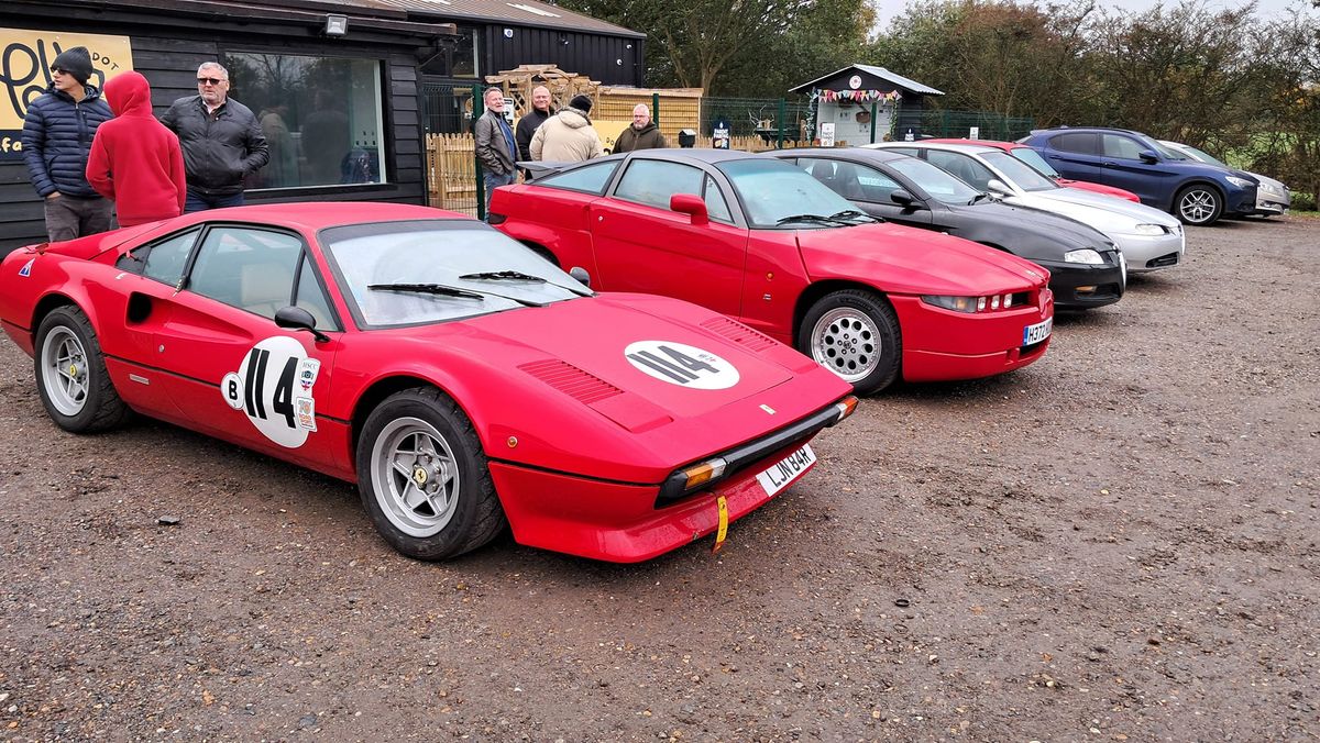 Essex section Italian cars n coffee meet