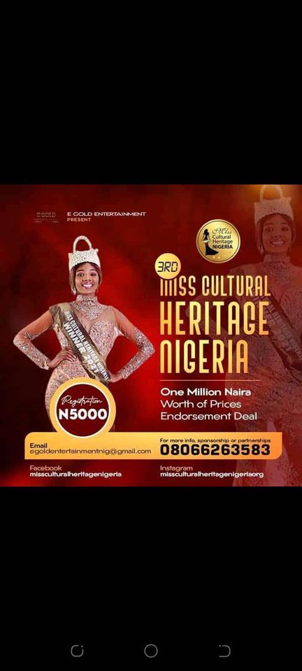 Miss Cultural Heritage NIGERIA