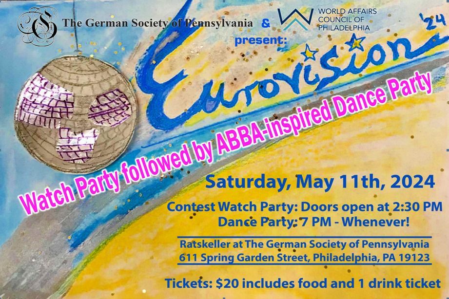 Eurovision Watch Party followed by ABBA-inspired dance party!