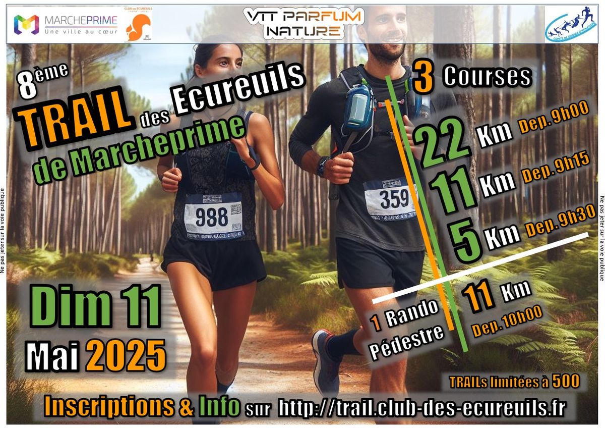 TRAIL des Ecureuils de Marcheprime