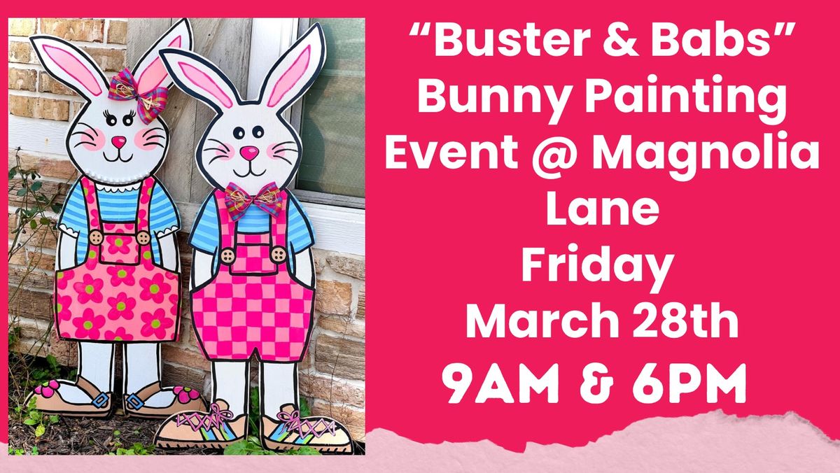 \u201cBuster & Babs\u201d Bunny Paint Party & Bingo