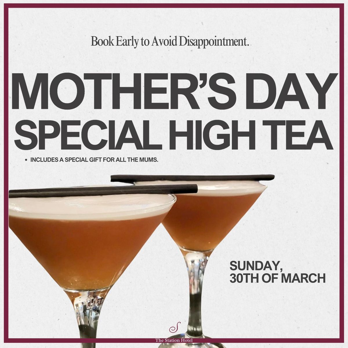 MOTHER'S DAY SPECIAL HIGH TEA \ud83e\uded6