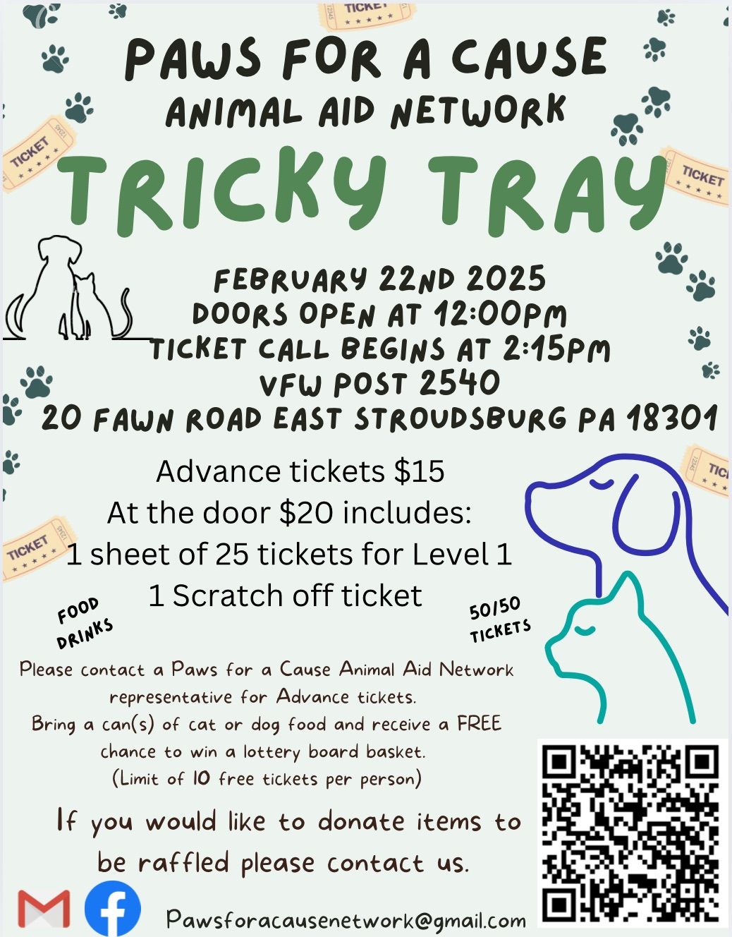 Paws for a Cause Tricky Tray