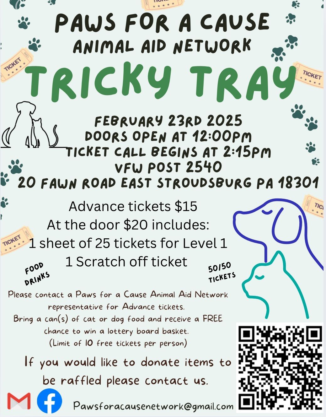 Paws for a Cause Tricky Tray