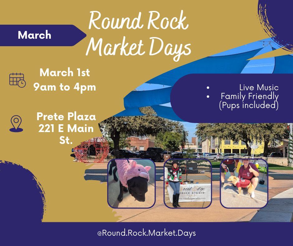 March Round Rock Market Days