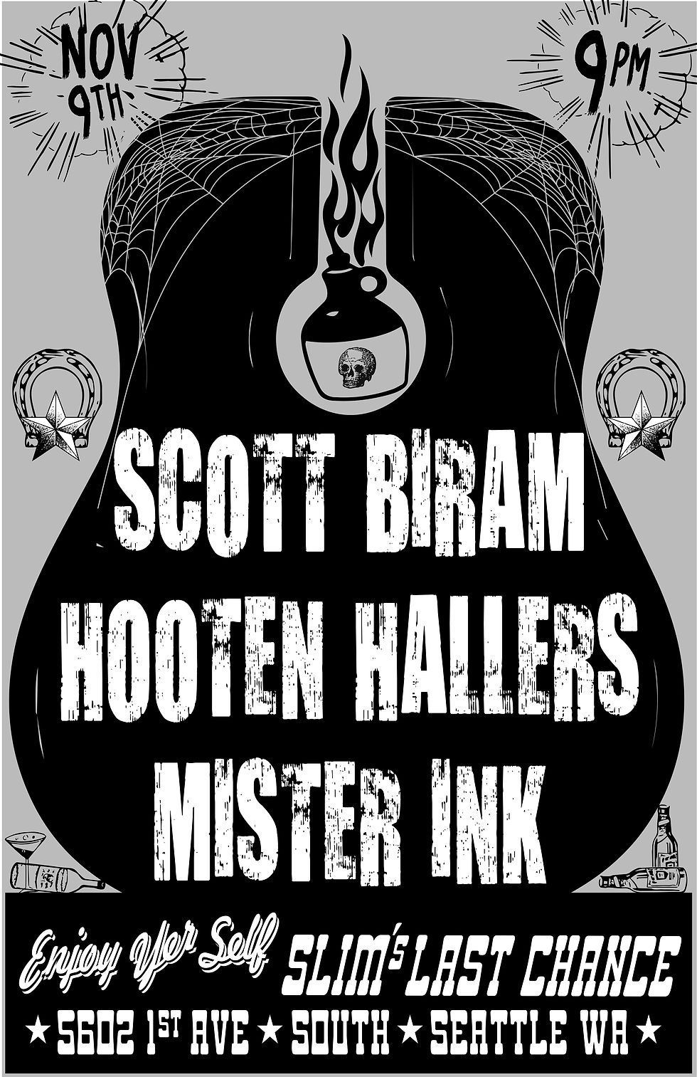 Scott H. Biram at Barleys Taproom and Pizzeria - Knoxville