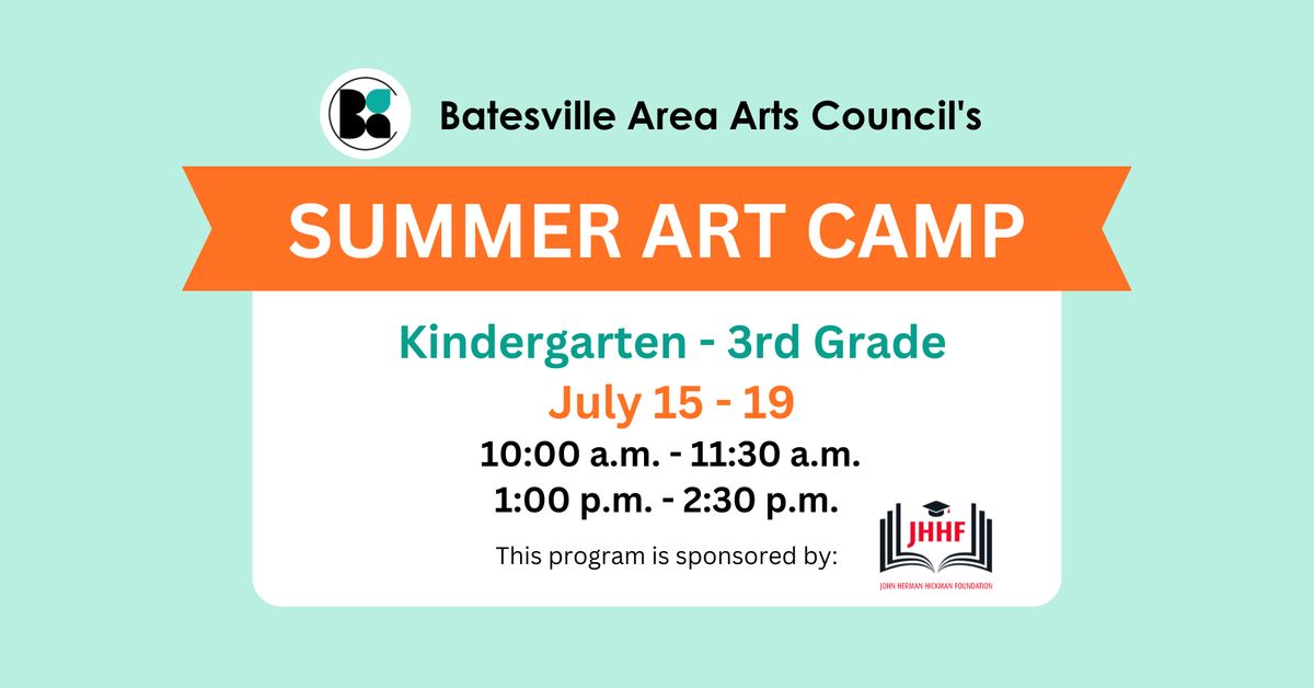 BAAC Summer Art Camp: K - 3rd Grade