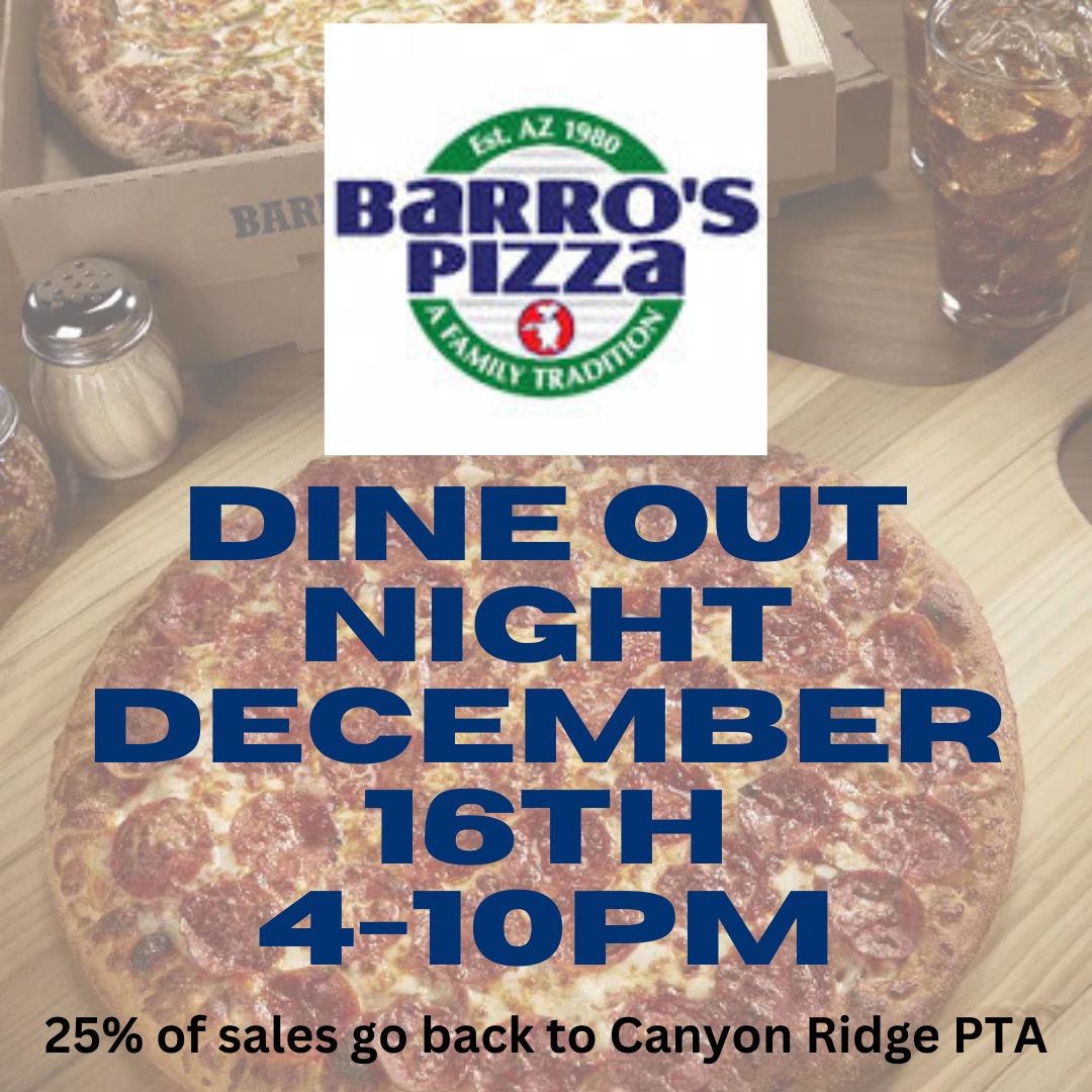 Barro\u2019s Dine Out Night