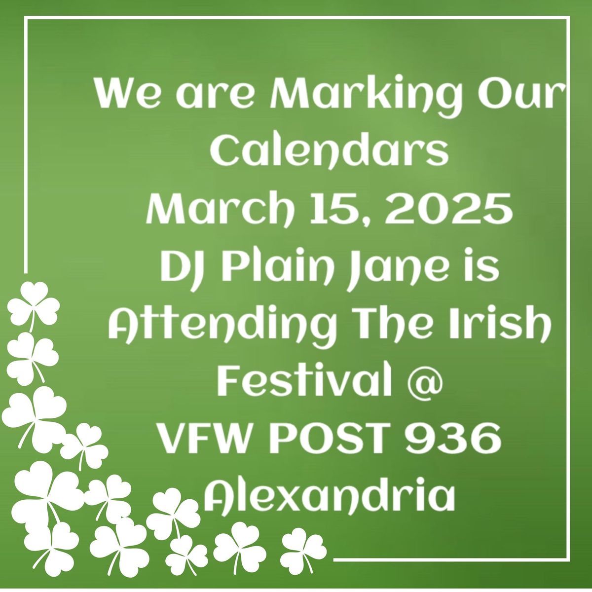 St Patrick\u2019s Day Party