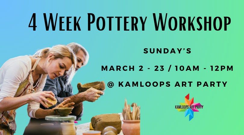 4 Week Public Pottery (Adult) 