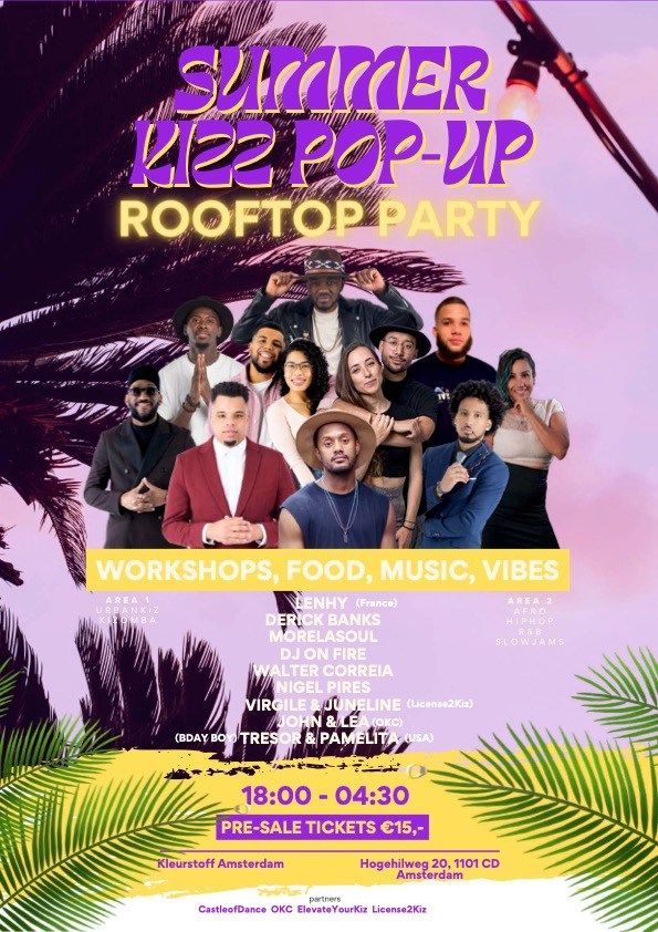 SUMMER KIZZ PopUp! - ROOFTOP EDITION - AMSTERDAM