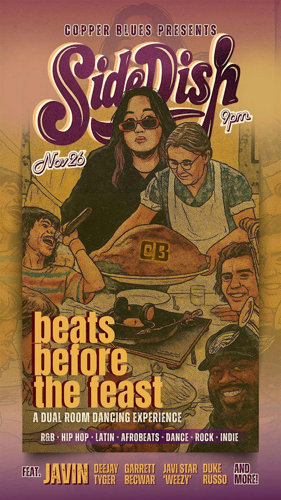 CB Presents: SideDish - A Thanksgiving Eve Party