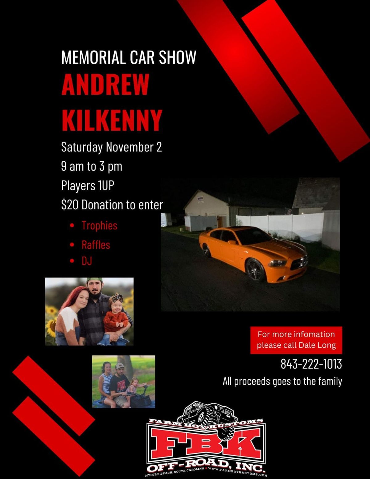 This.\nIs a Memorial car show now for Andrew Kilkenny 