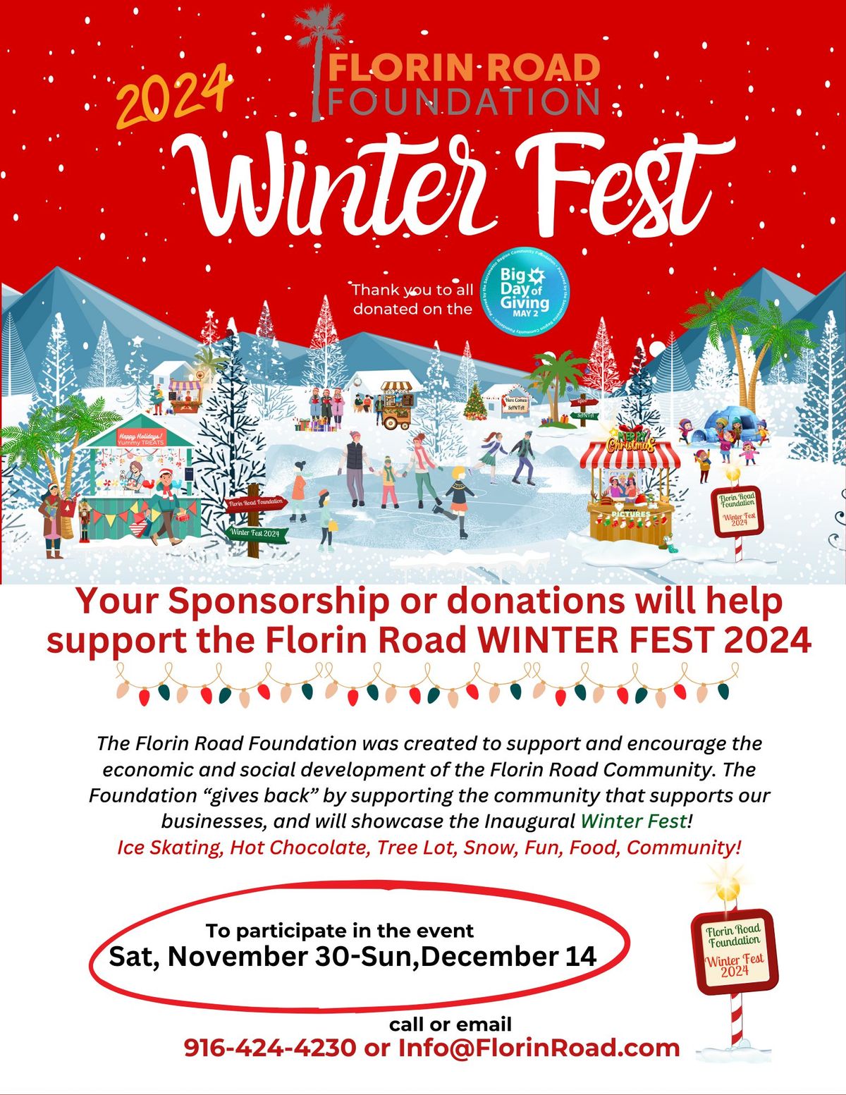 Florin Road Foundation- WINTER FEST 2024