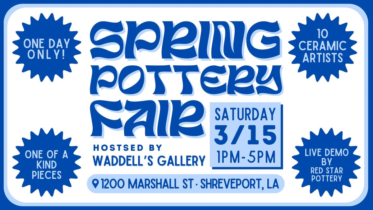 Spring Pottery Fair 