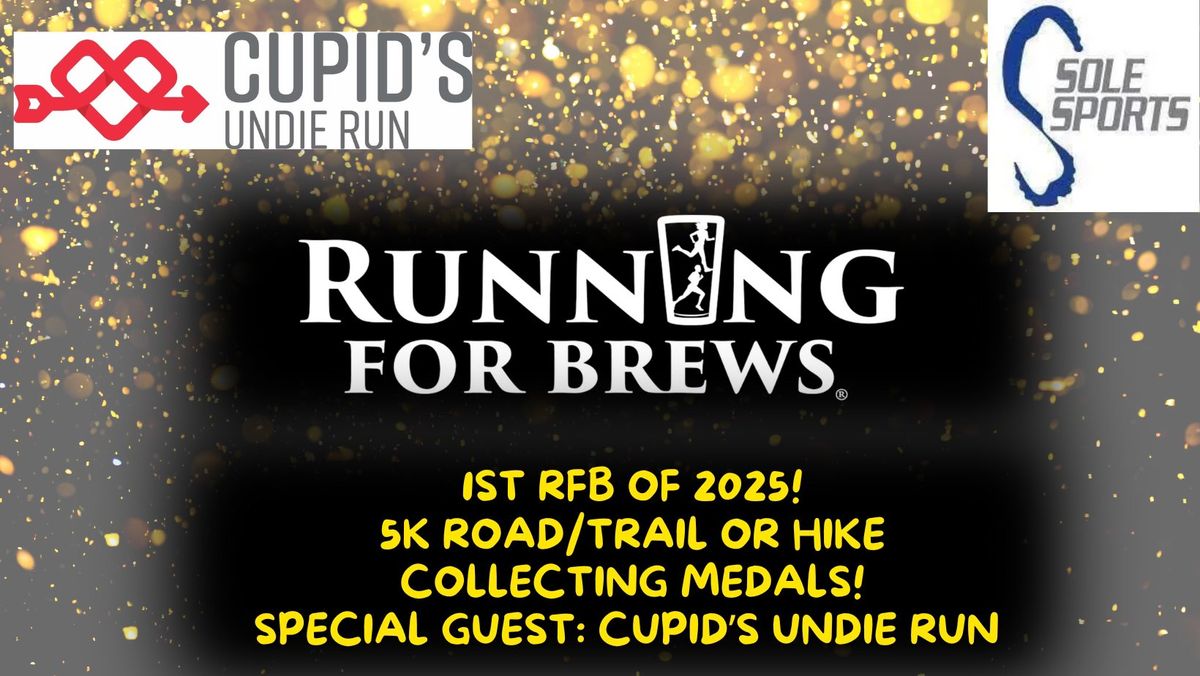 RFB: 5K Road\/Trail or Hike + Cupid's Undie Run Guests + Collecting Medals