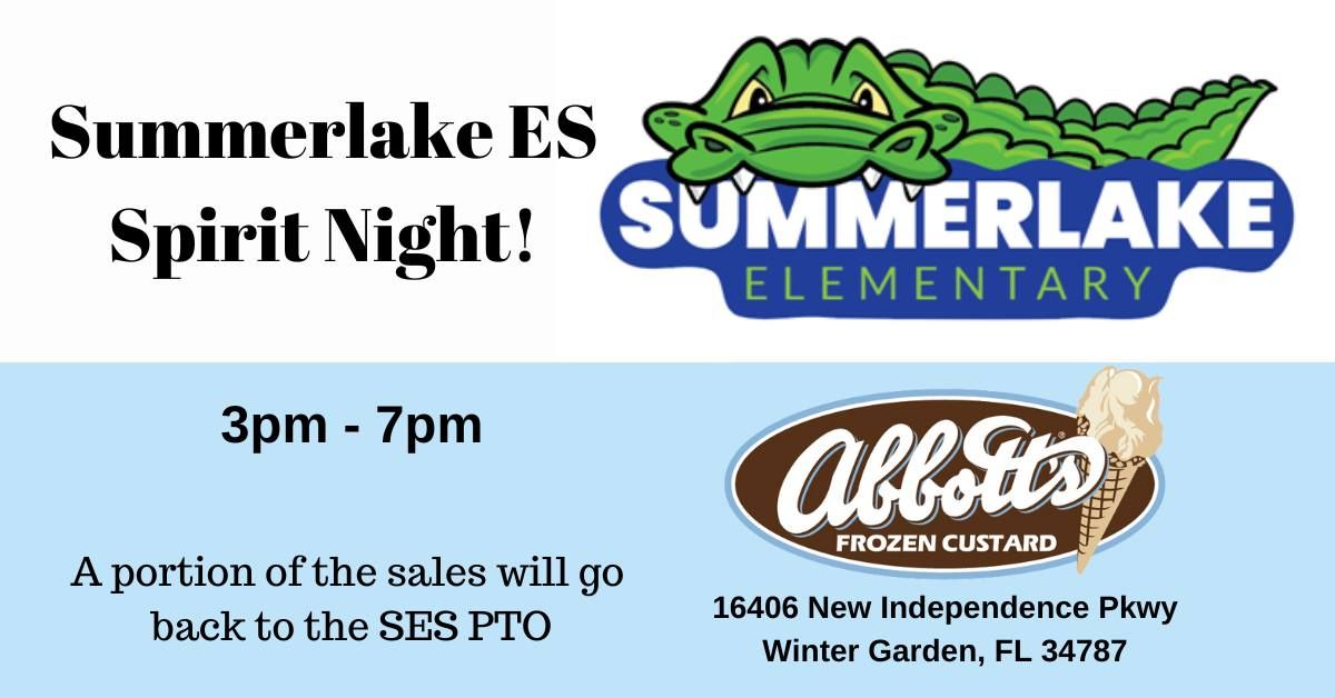 Summerlake ES Spirit Night