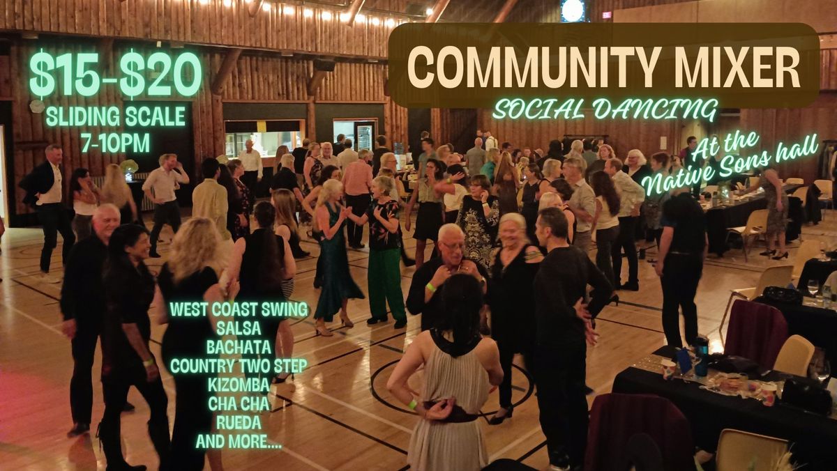 Community Mixer - Social dancing at Native Sons Hall