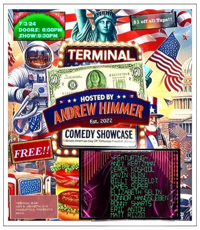Terminal Comedy Showcase #4 - July Freedom Blowout