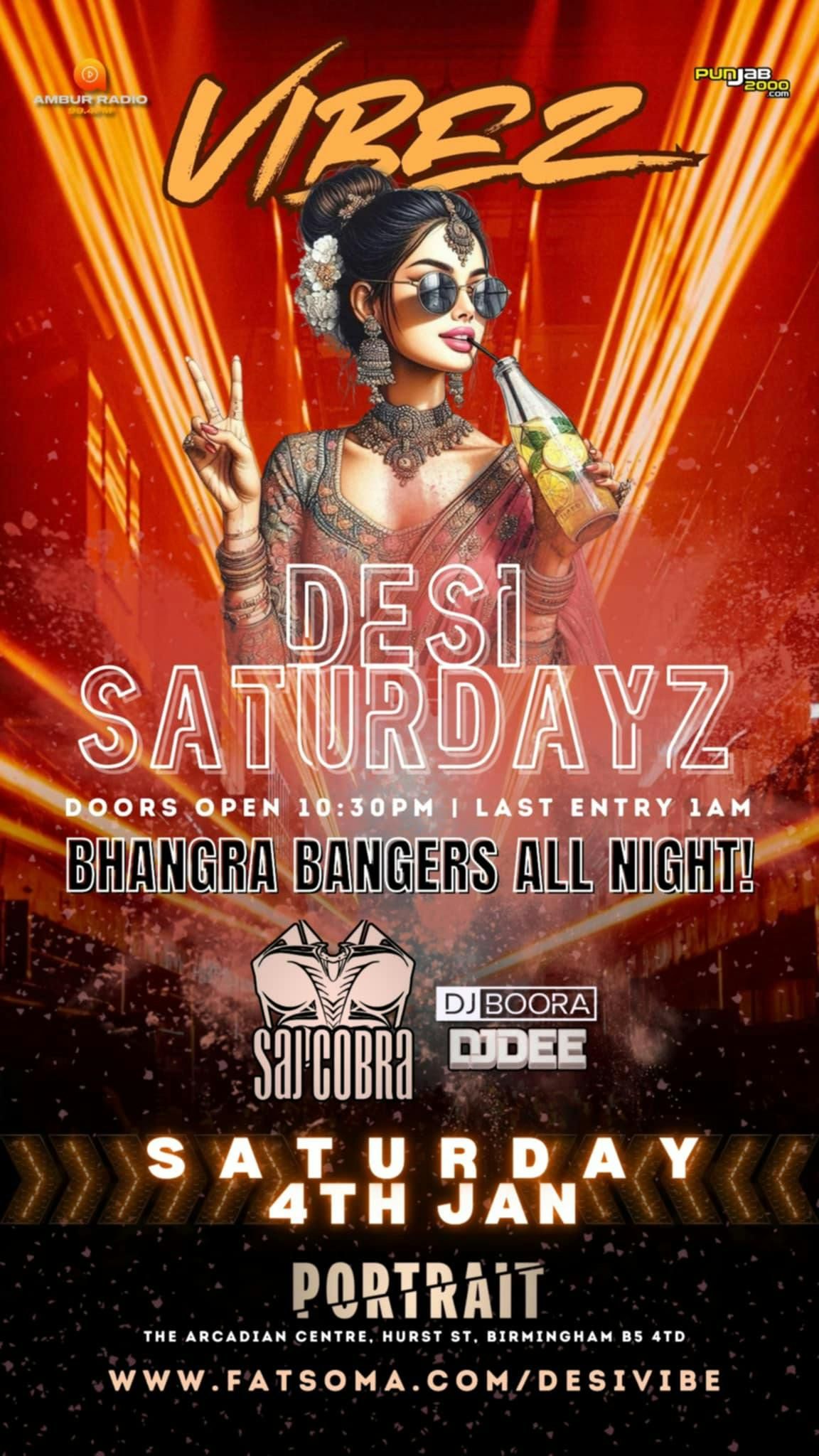 DESI VIBE - SAJ COBRA , DJ DEE , DJ BOORA LIVE