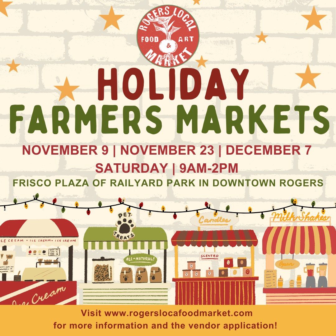 Holiday Farmers Markets