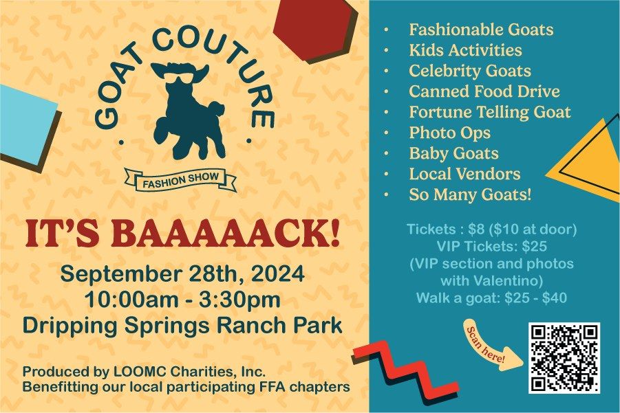 Goat Couture Fashion Show