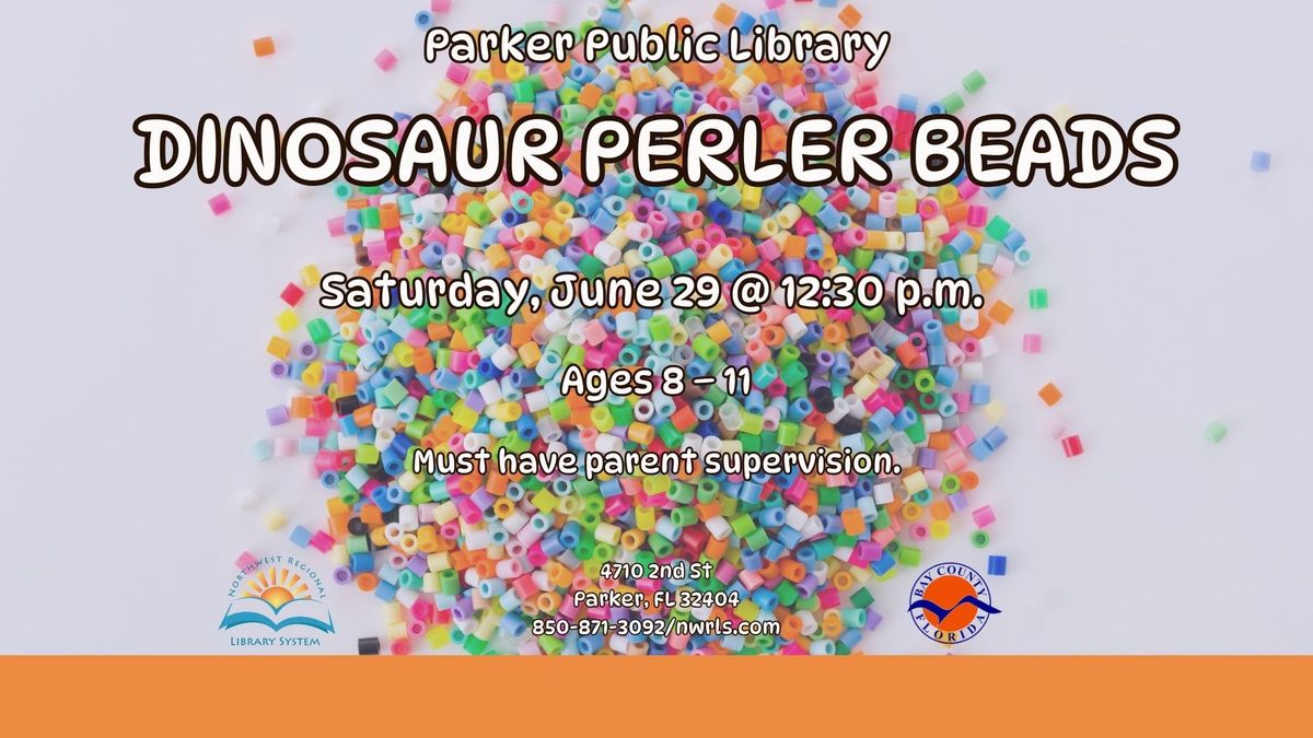 Dinosaur Perler Beads (Ages 8 - 11)