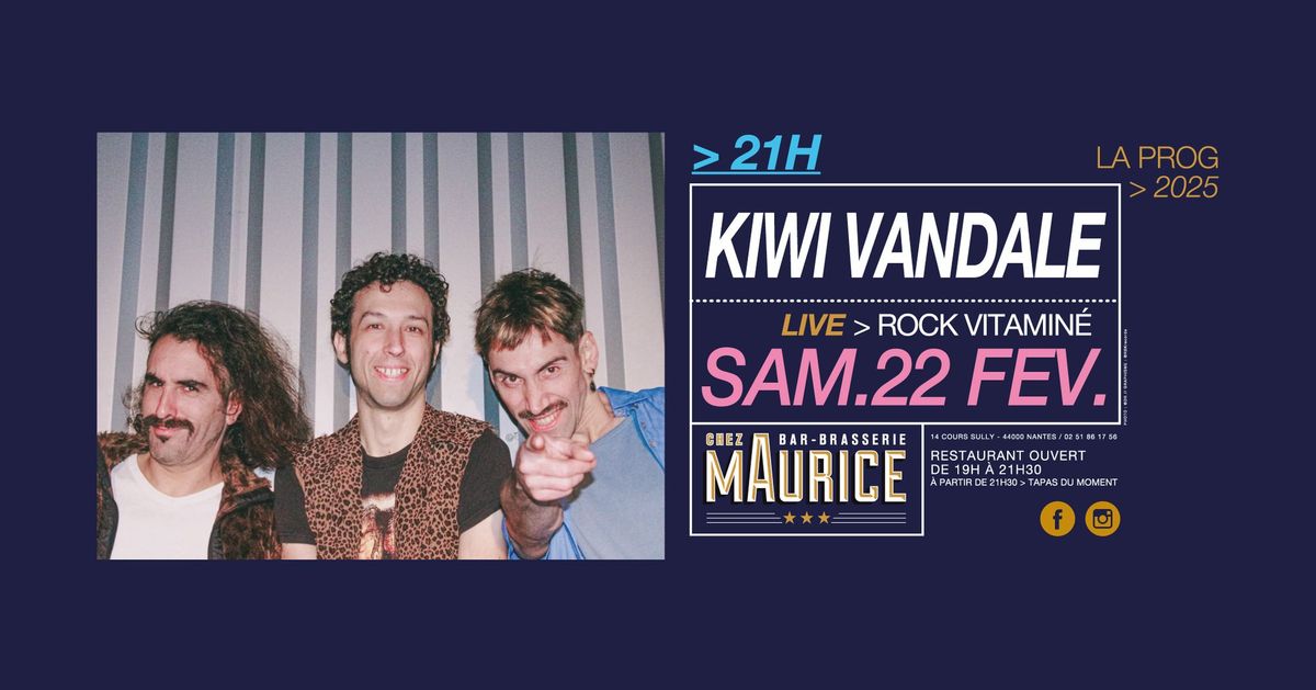 Kiwi Vandale X Chez Maurice