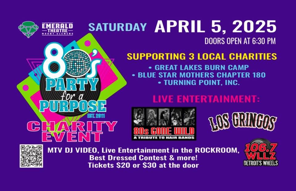 80s GONE WILD @ 80s Party for a Purpose - Emerald Theatre - Mt. Clemens, MI