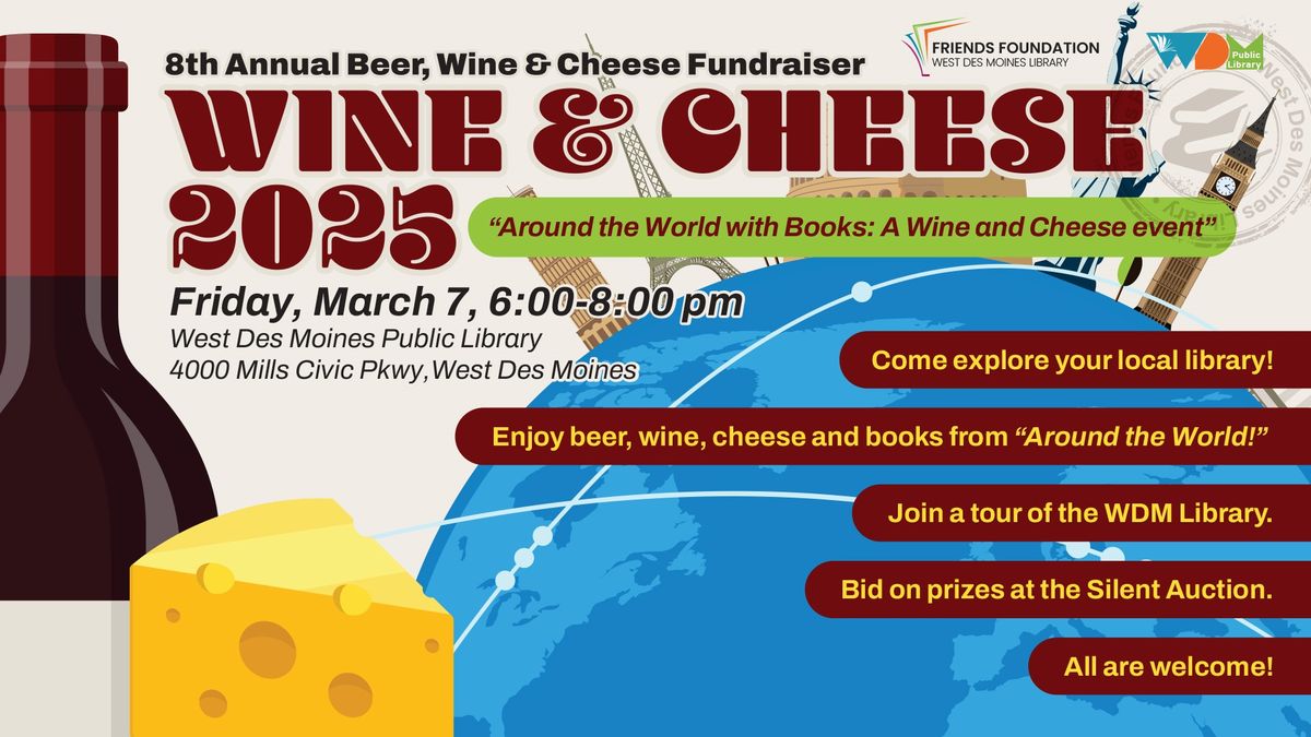 8th Annual Beer, Wine & Cheese Fundraiser