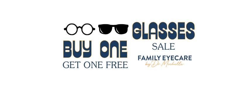 Buy One Get One Free Glasses Sale!