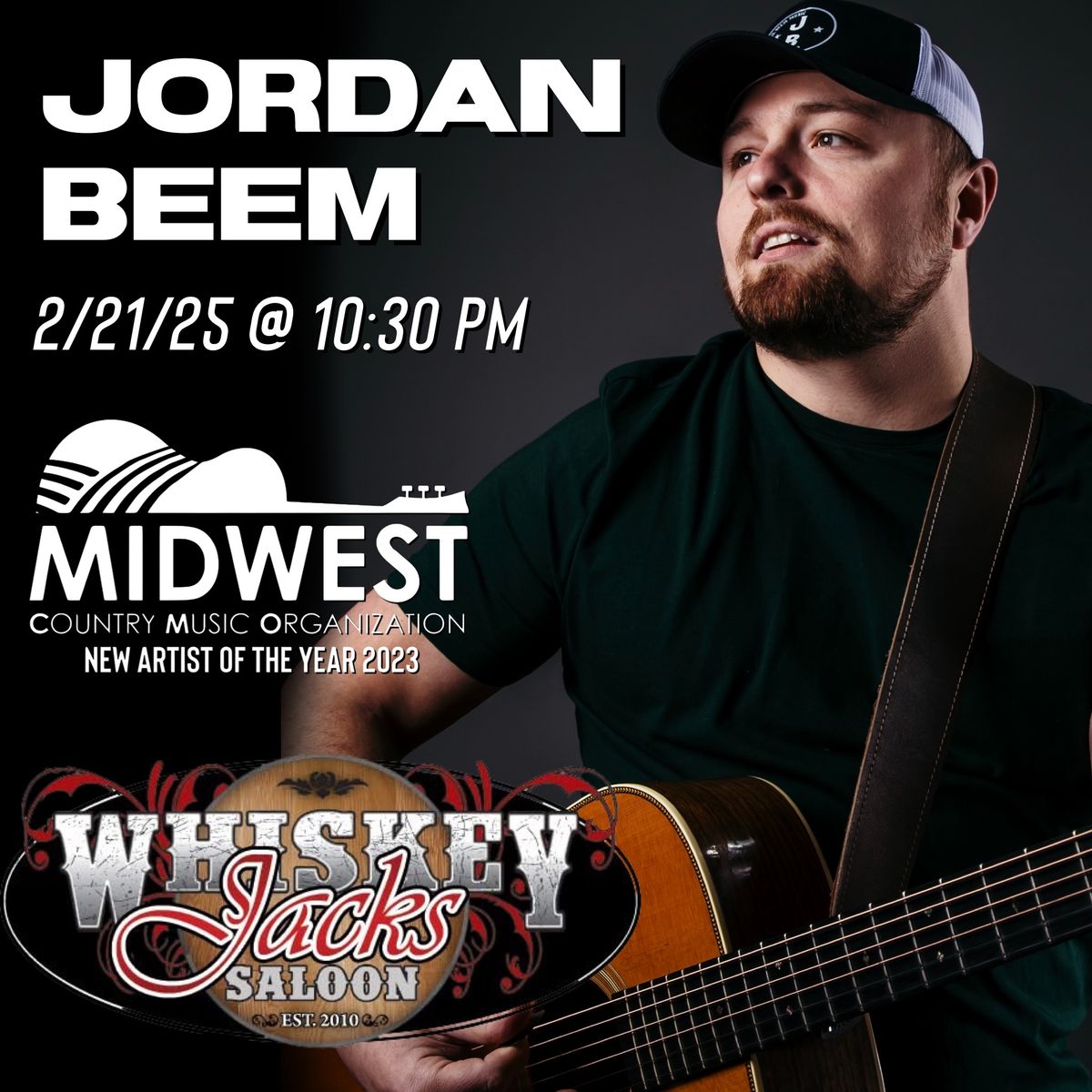 Jordan Beem live at Whiskey Jacks!