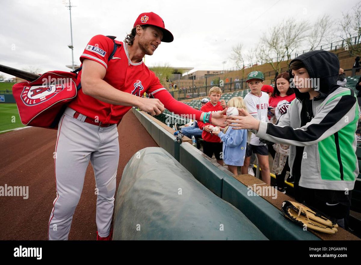 Spring Training - Arizona Diamondbacks at Los Angeles Angels