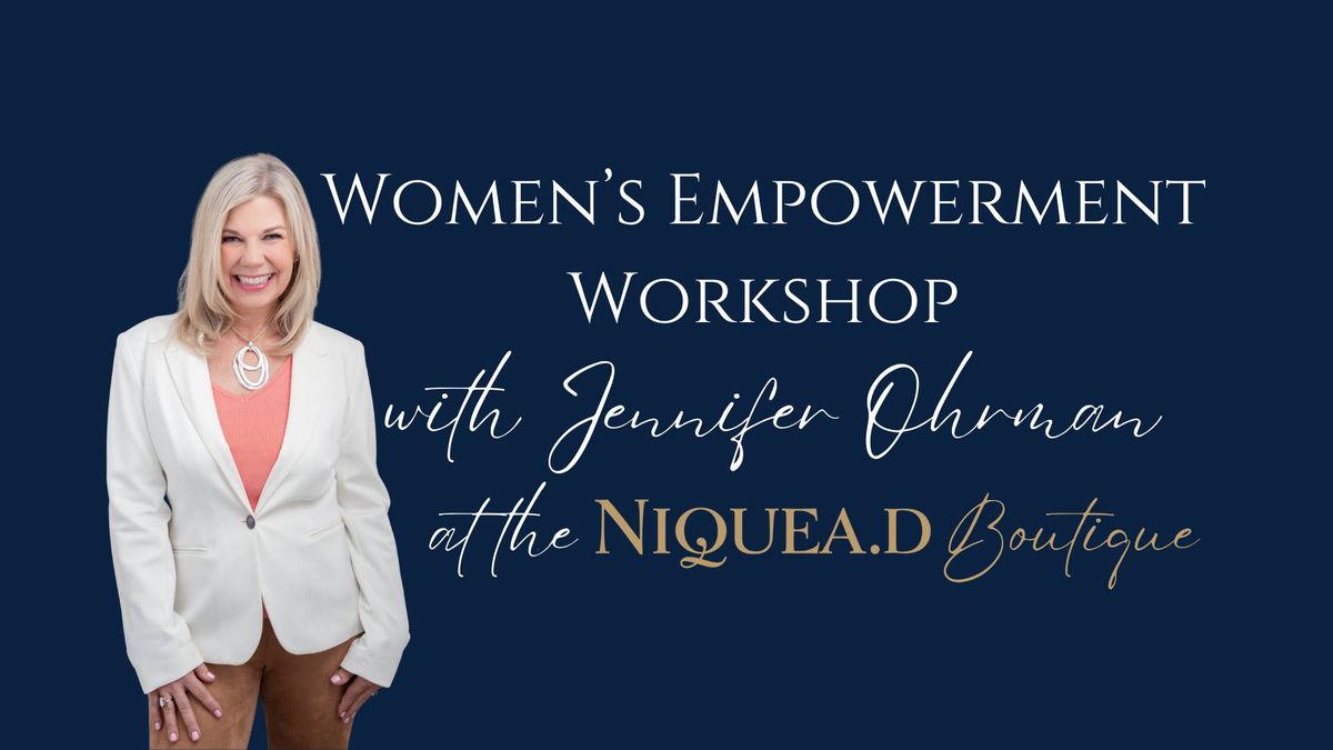 Workshop With Jennifer Ohrman: Permission to NOT be Perfect