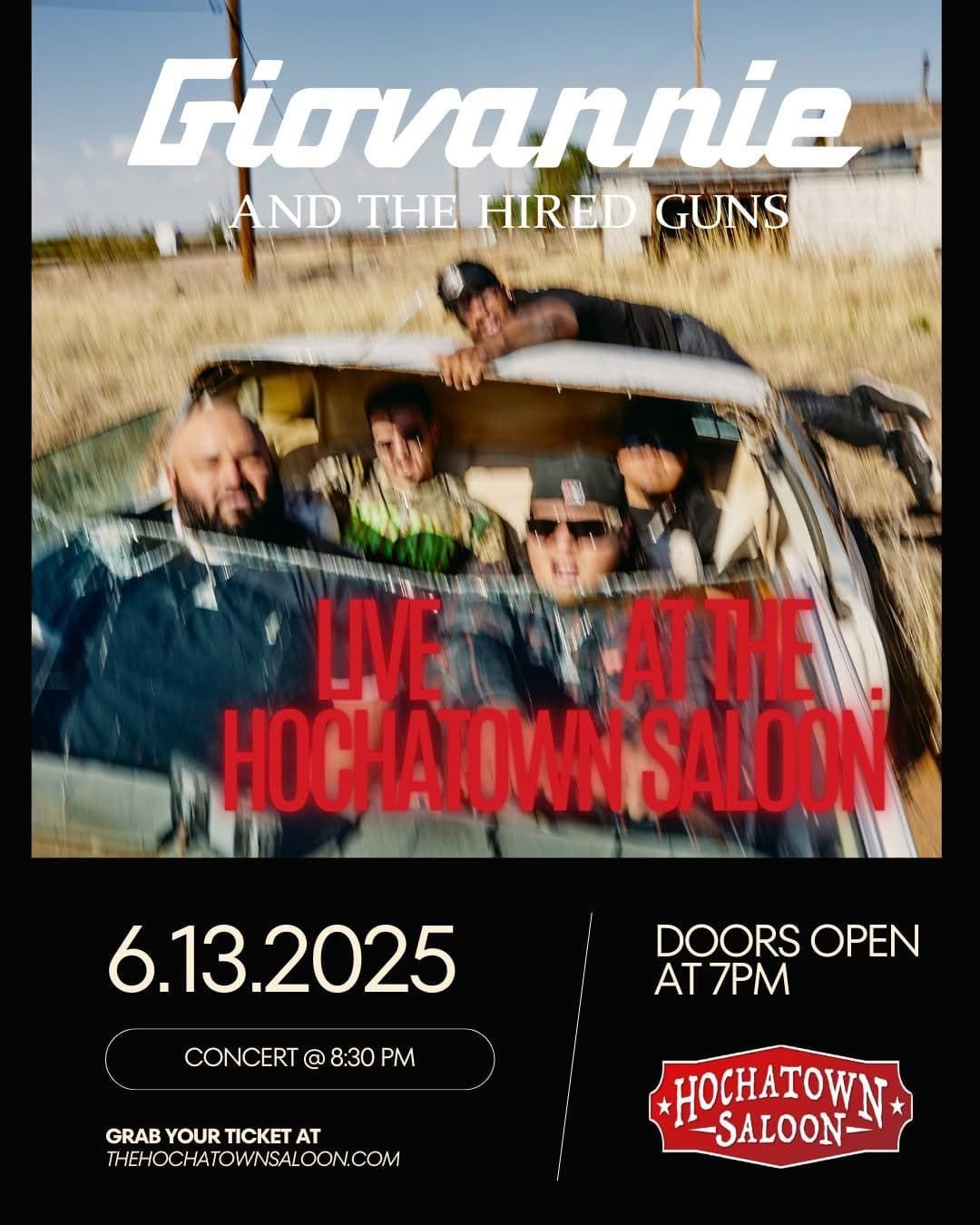Giovanni and The Hired Guns at Banita Creek Hall