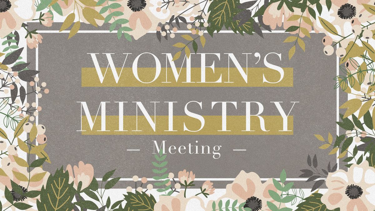 Ladies Ministry Meeting