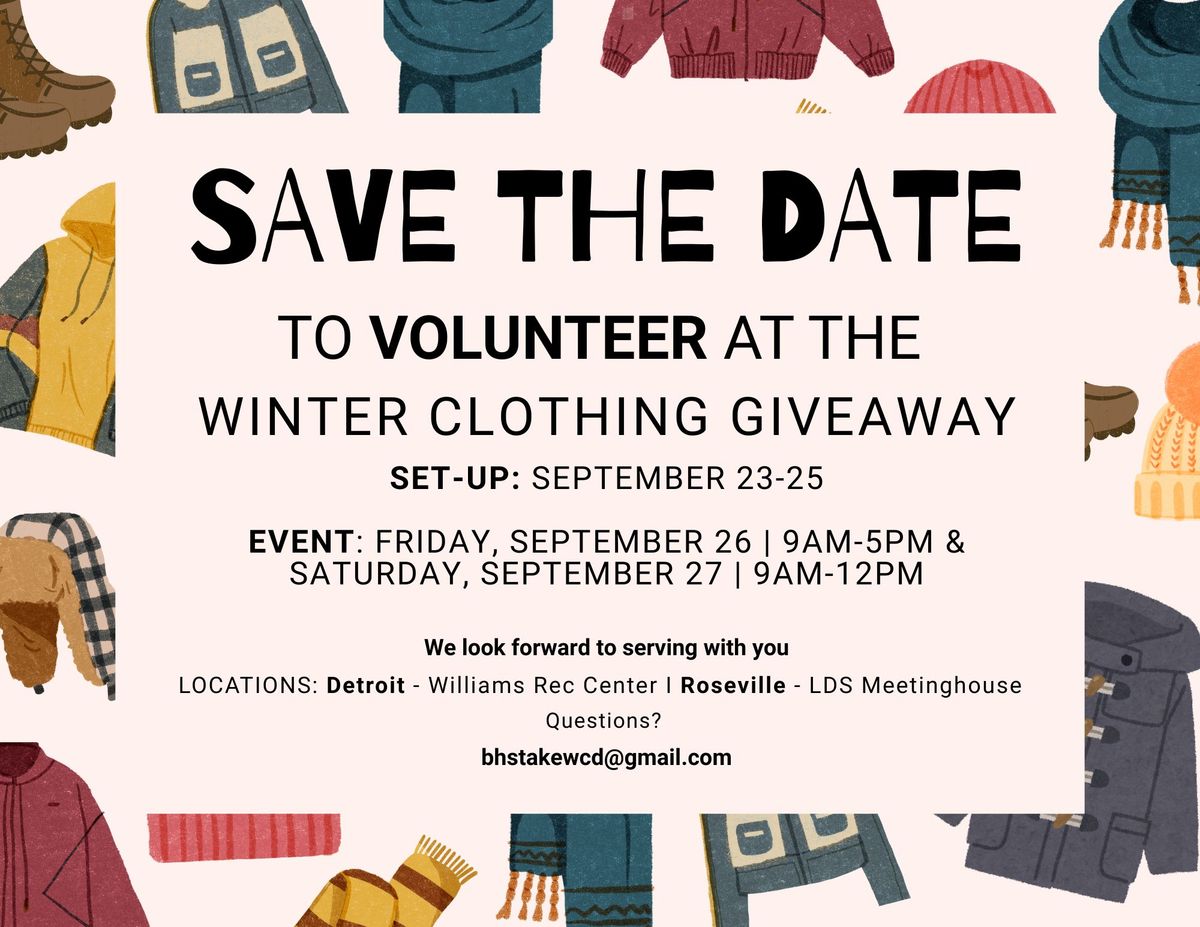Winter Clothing Giveaway