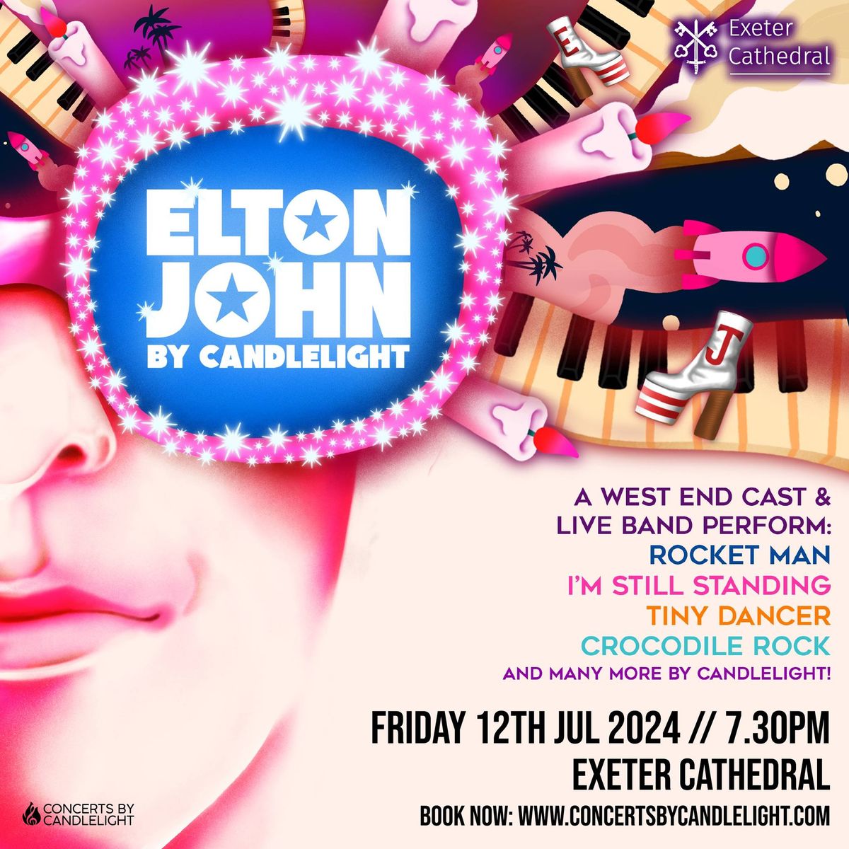 Elton John By Candlelight At Exeter Cathedral