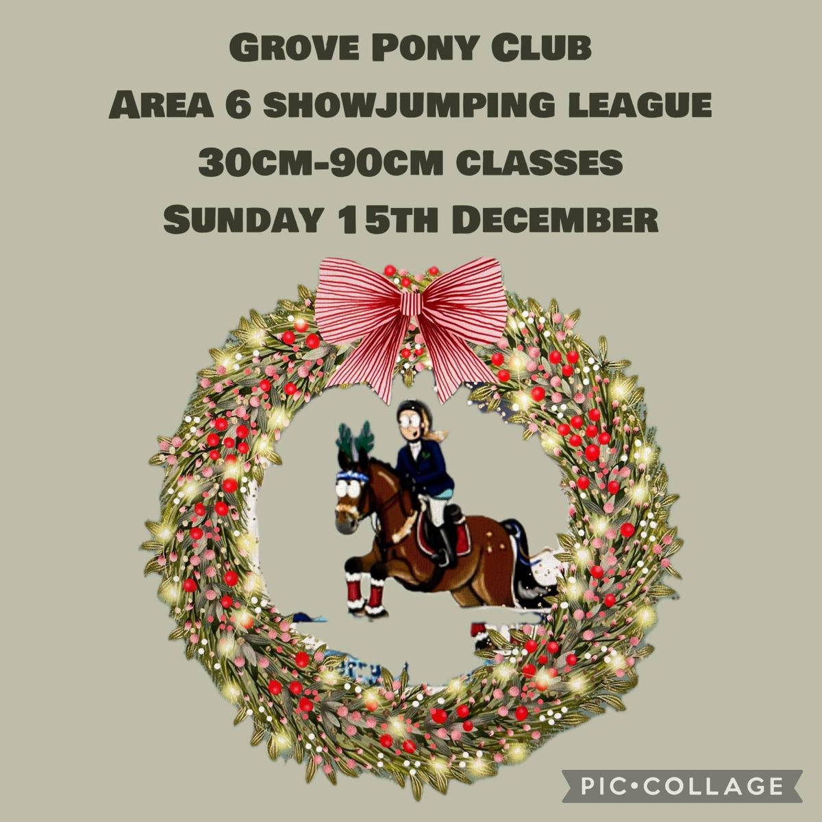 GROVE PONY CLUB AREA 6 SHOWJUMPING COMPETITION 