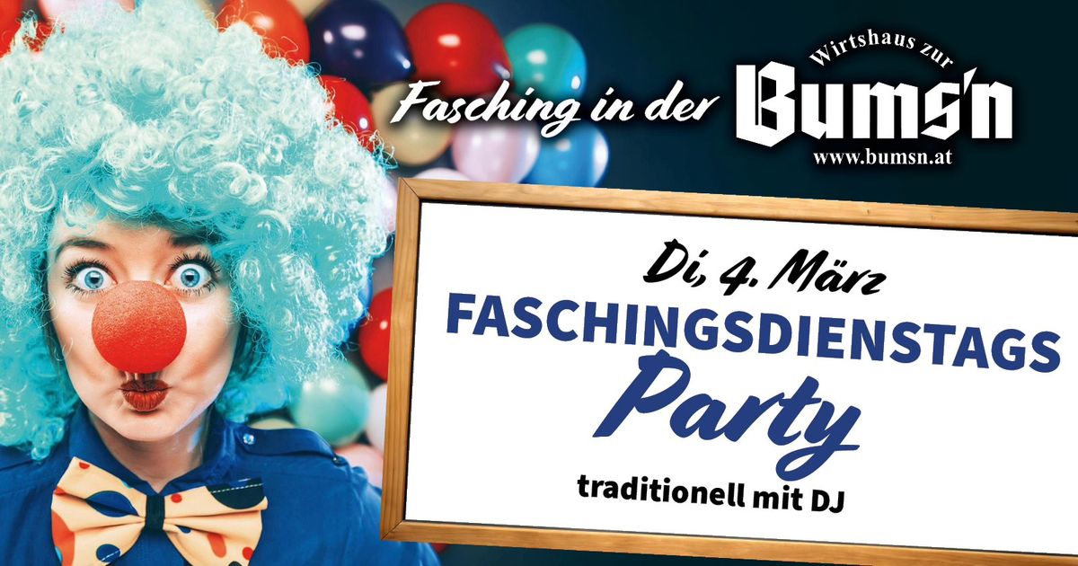 Faschingsdienstagsparty