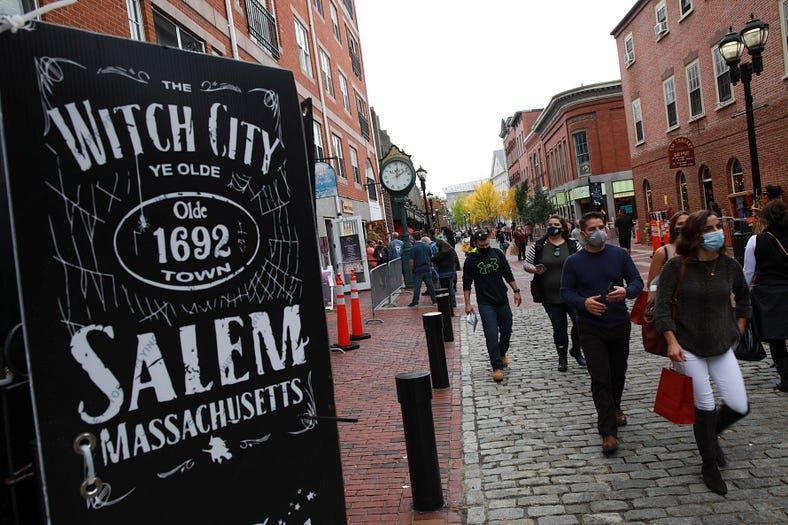 A Day on your own in Salem, MA