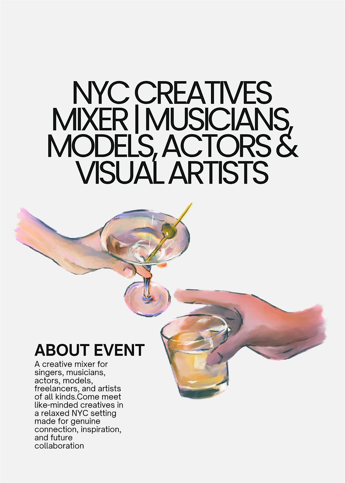 NYC Creatives Mixer | Musicians, Models, Actors & Visual Artists