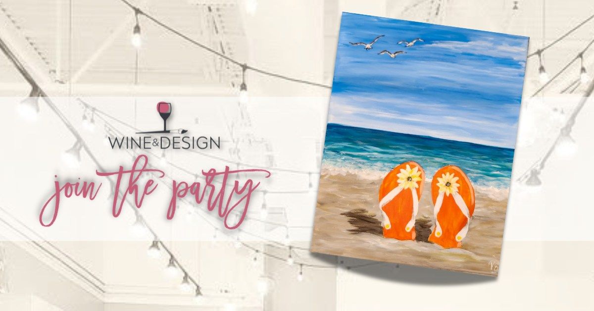 Sip & Paint | NEW! TOES IN THE SAND