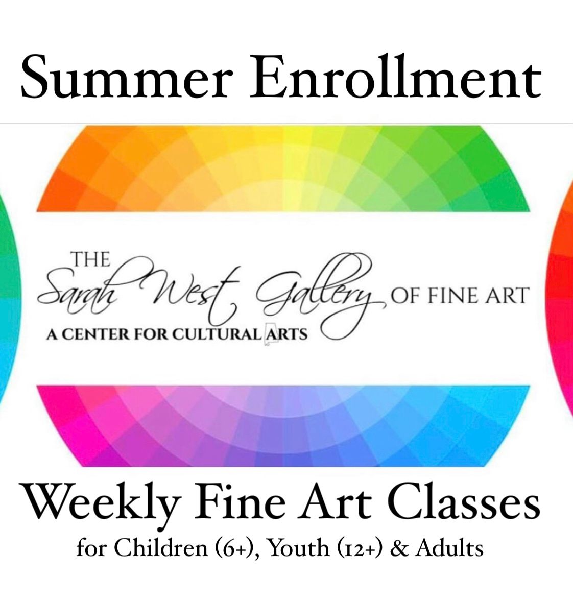 Summer Enrollment | Fine Art Classes for Youth