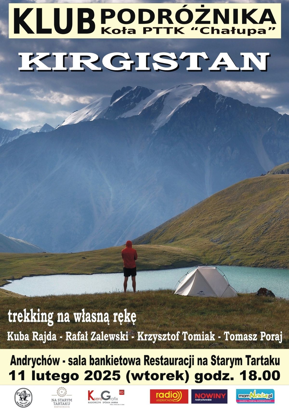 KIRGISTAN - trekking na w\u0142asn\u0105 r\u0119k\u0119 Kuba Rajda, Rafa\u0142 Zalewski, Krzysztof Tomiak, Tomasz Poraj